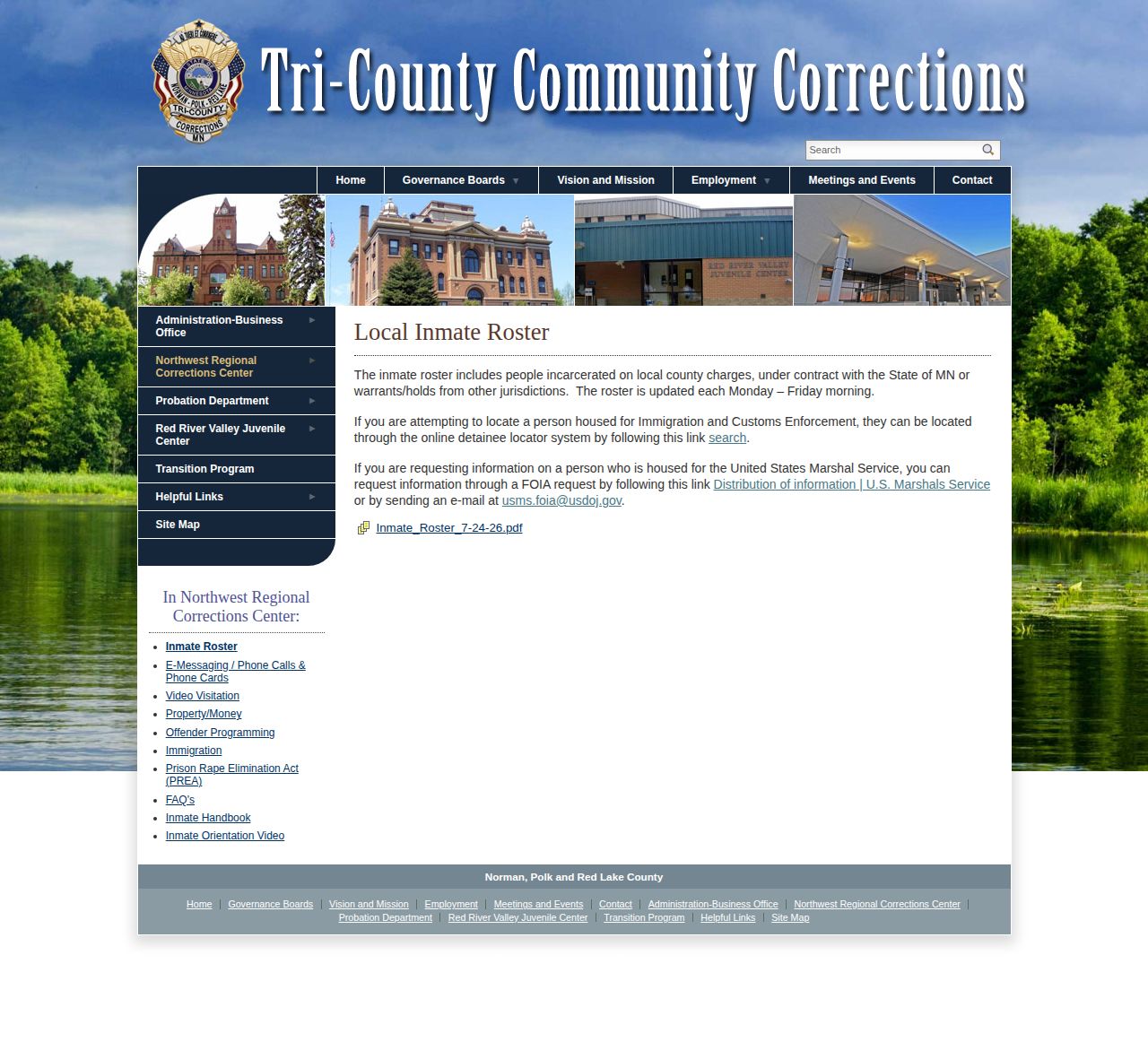 Polk County current NWRCC roster page, not a 72-hour release list